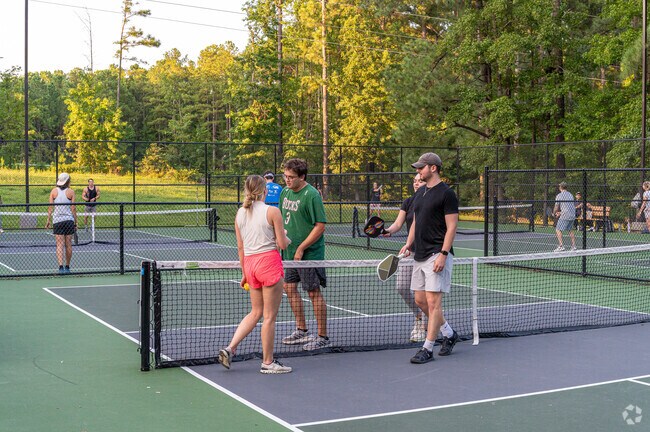 Pickleball is perfect to meet friends at the Hidden Creek Park & Recreation Center in Eastview.