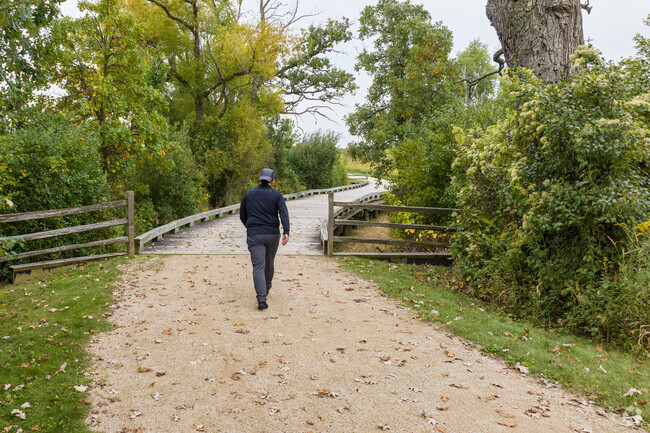 Trails for walking, running and biking are located in the beautiful Nippersink Forest Preserve.