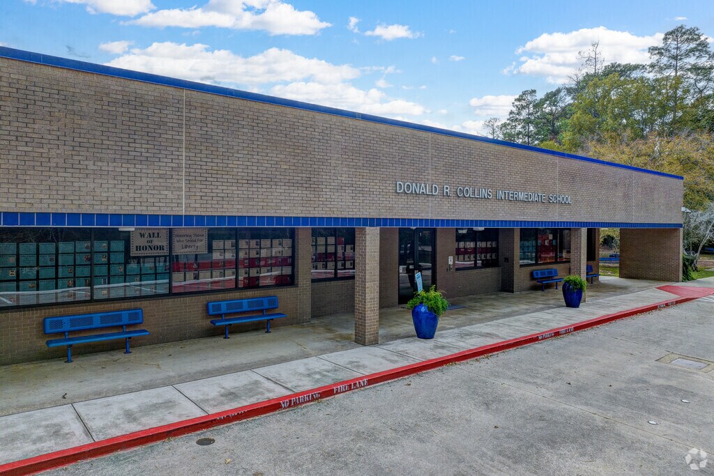 Collins Intermediate School is nestled in College Park, a suburb of Houston.