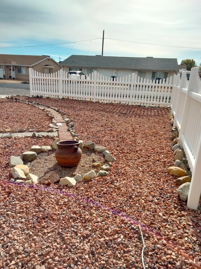Lovely courtyard in front of the unit