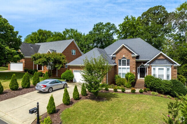 Traditional style homes are popular in the Whiteoak neighborhood of Charlotte.