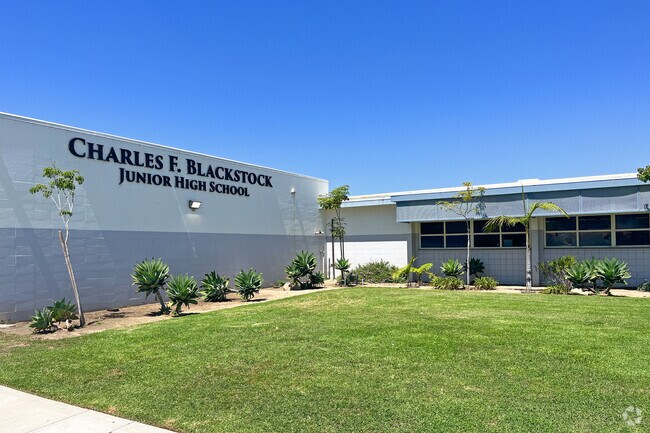 Charles Blackstock Junior High promotes Inspire, Thrive, Empower.