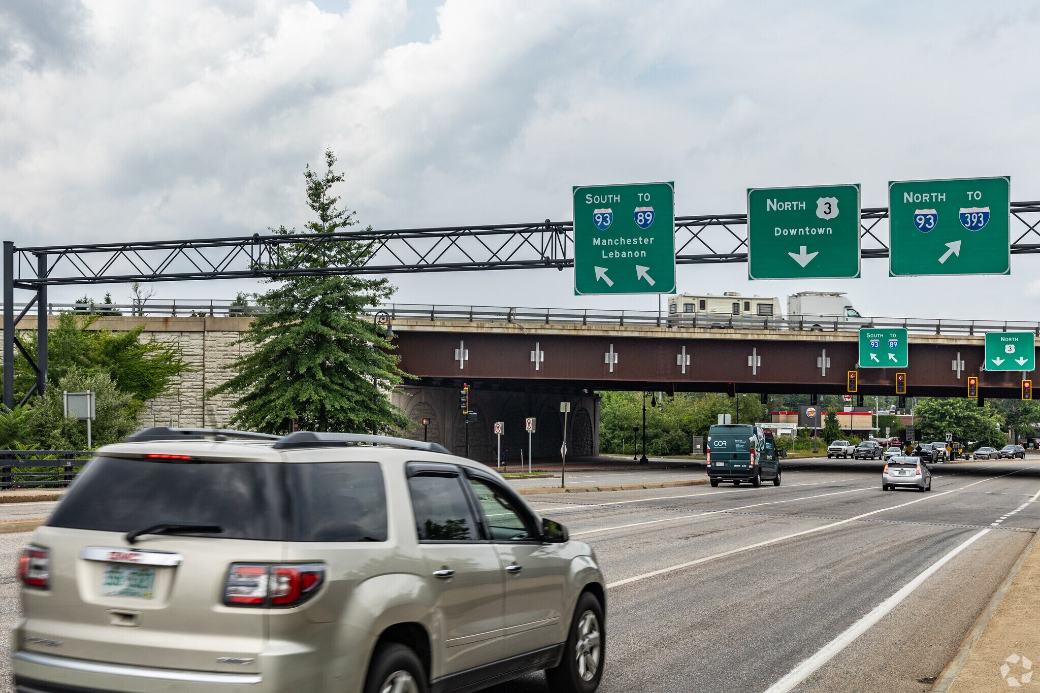 Easy access to both I93 and I89 make South End an a