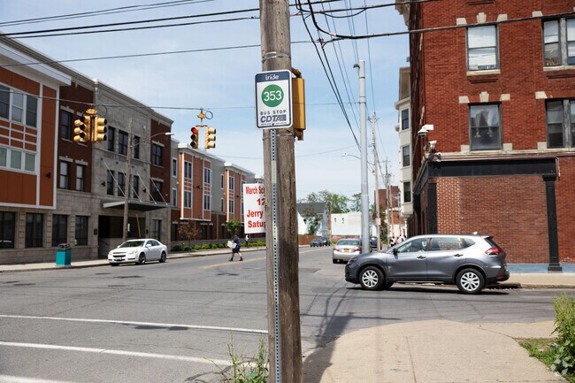 Having CDTA stops all over Albany St and more will keep you connected to Schenectady and Albany.