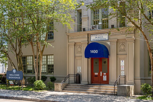 The International School of Louisiana is one of several schools in the Lower Garden District.