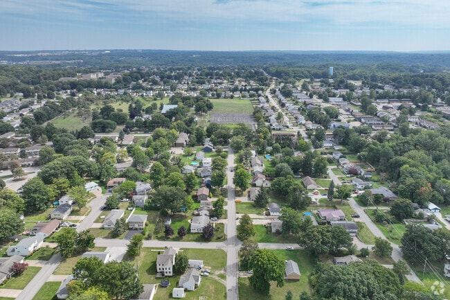 Millcreek is lined with trees to shade residents from hot summer days.