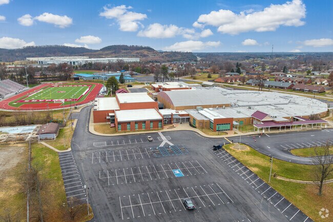 The football field, and campus in general, at Bullitt Central High is exceptionally beautiful.