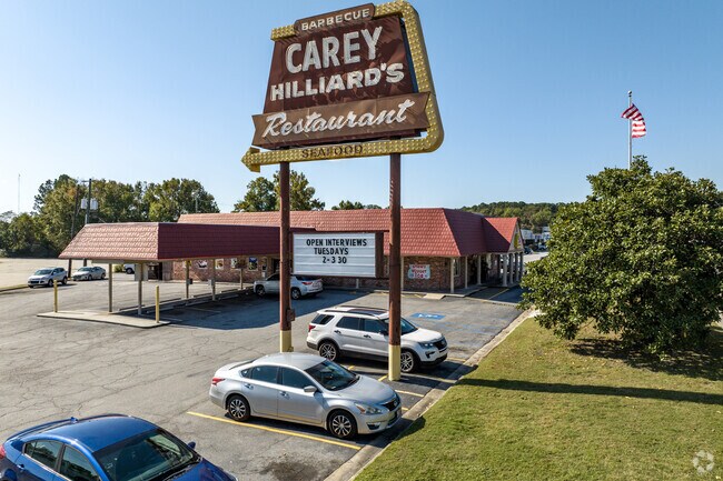 Carey Hillard's Restaurant has one of its six location in Woodville.