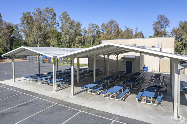 Poway Painted Rock Elementary School Lunch Break Area
