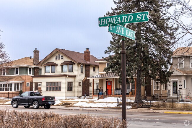 Early to mid-20th century homes can be found on the north end of Hibbing near Howard Street.