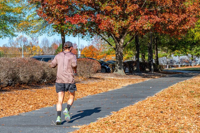 Veterans Park in Williamsburg offers many options to play and exercise.