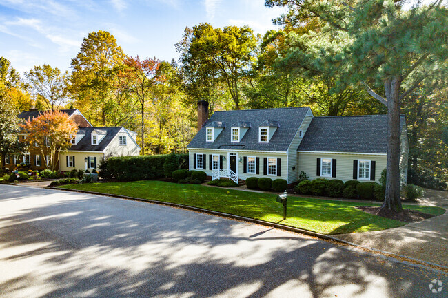 Nature's beauty and suburban living, as captured in Walnut Hills, Virginia.