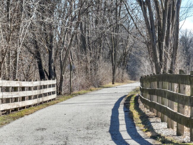 The Chesapeake and Ohio Greenway is a paved trail that runs through Turkey Creek.