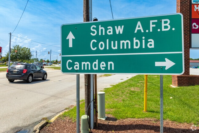 Visitors heading to Shaw Air Force Base can take Broad Street or Highway 378.