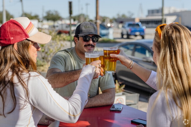 Revelry Brewing in Charleston’s North of Morrison neighborhood is a favorite spot to meet friends for happy hour.