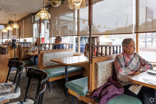 The lunch time crowd at Gourmet Family Restaurant in Chinchilla, PA.