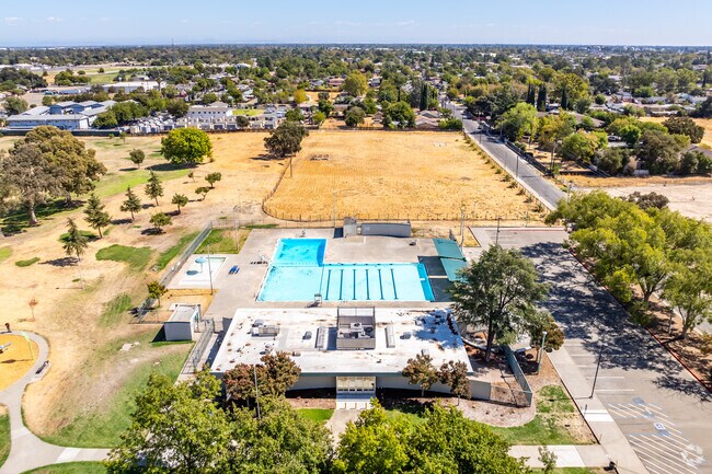 Escape the summer heat with a dip in the pool at Johnston Park.