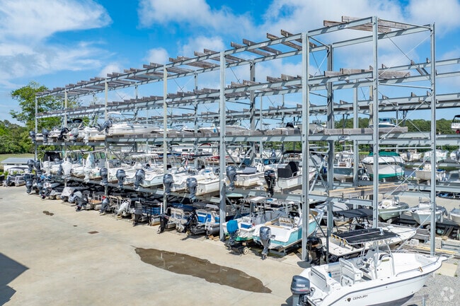 The Calabash River, accessible from the marina, offers scenic views and opportunities for boating and fishing in a tranquil setting.