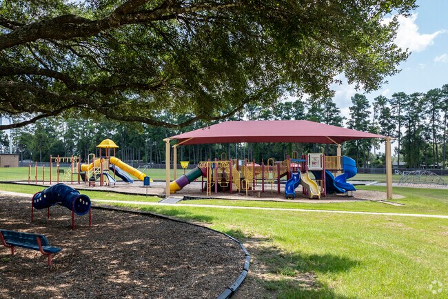 Kids have plenty of room to run and play during recess at Magnolia Elementary School.