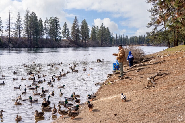 Residents in the West Valley neighborhood often utilize the Spokane river.
