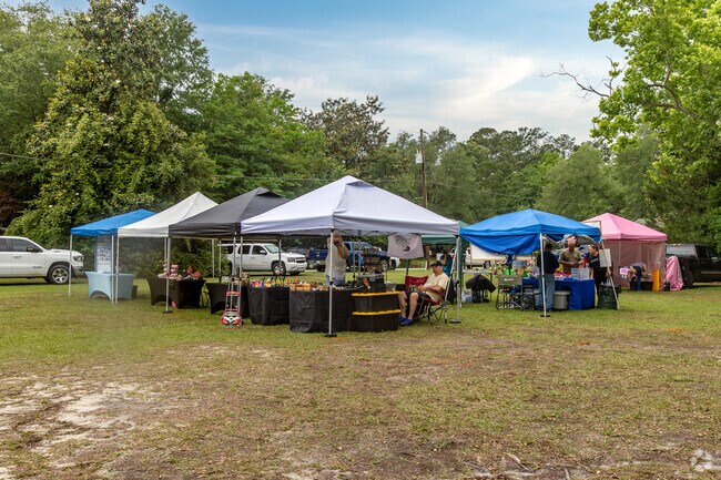 The Ridgeville Farmers Market takes place every Sunday morning.
