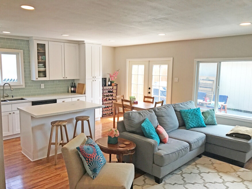 Open concept living area