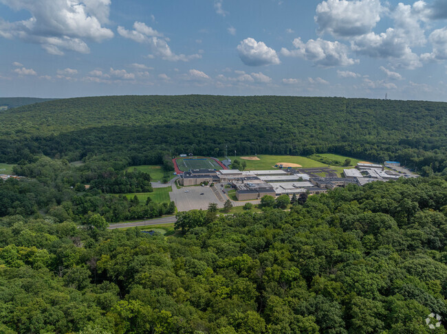 Jefferson Township High School is located in a quiet secluded location.