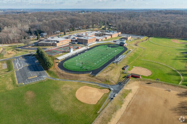 Glenelg High near Woodbine offers top-rated academics and extensive sports facilities.
