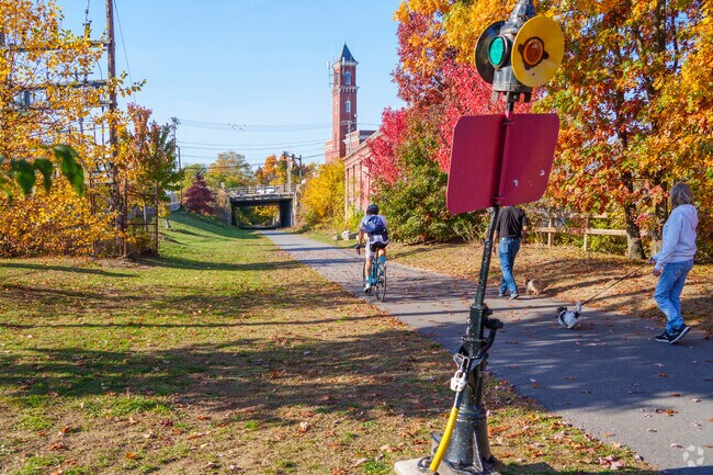 The Methuen Rail Trail is an explorative journey through the city's surroundings.