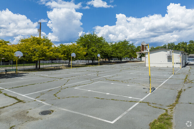 Grace Warner Elementary School has three basketball courts for Reno students.