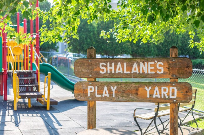 Dunsieth Parklet is a small playground in the heart of West Oakland for local kids to play.