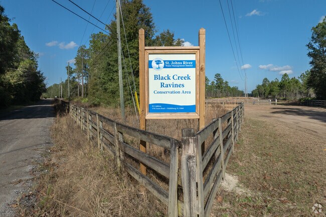 The Black Creek  Conservation area is a nice place to return to nature.