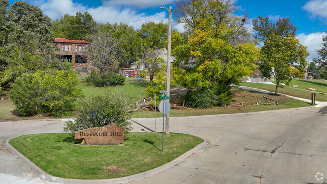 Reservoir Hill's first home was built in 1923 and is known for it's scenic views of Tulsa.