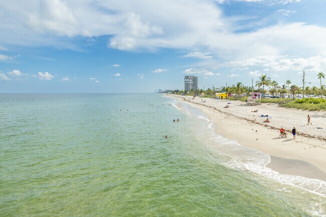 Enjoy a day at the beach at Dania Beach, FL.