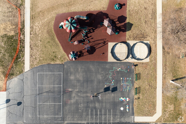 Red Bud Elementary School in Red Bud, IL focuses on core subjects like English and math.