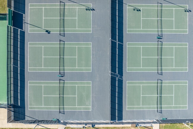 Serve up success on the courts of Fossil Ridge High School in Acadia Park.