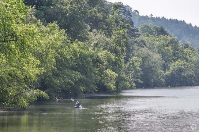 Murphy residents take their kayak out on the Hiwassee River for a day of fun.
