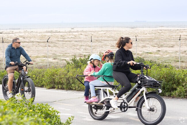 Ebikes help carry the whole family through the winding trails of Southeast Huntington Beach.