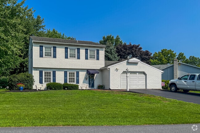 Colonial style homes with spacious yards can be found in Mount Joy.