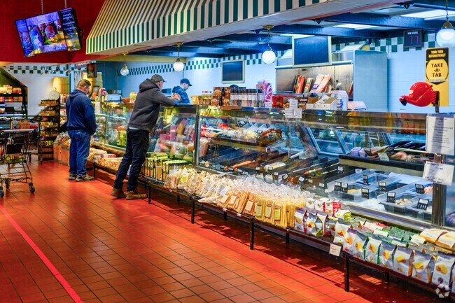 Stock up on essentials at Riverview’s Concessi’s, a full-service European-style grocery store.