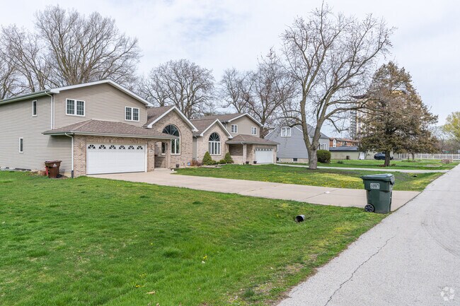 Residents take pride in properly landscaped lawns in East Hazel Crest.