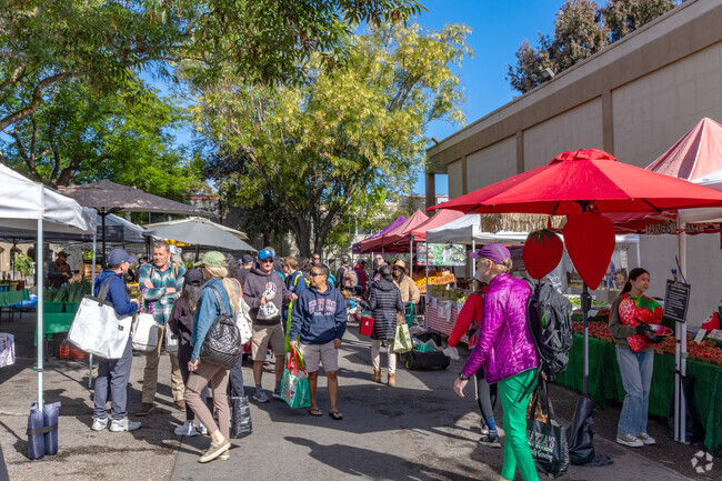 California Avenue Farmers Market every Sundays from 9am - 1pm in Old Palo Alto.