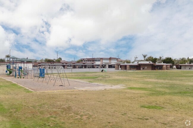 The playground is fun for the students at Hickory Elementary School.