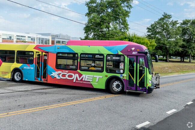 The Comet transit system gives residents travel options from Woodfield to all parts Columbia.