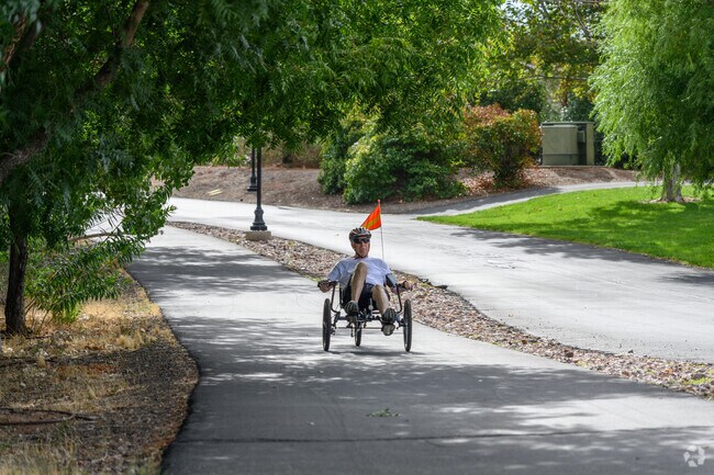 Residents of Sunbrook engage in a variety of outdoor activities.