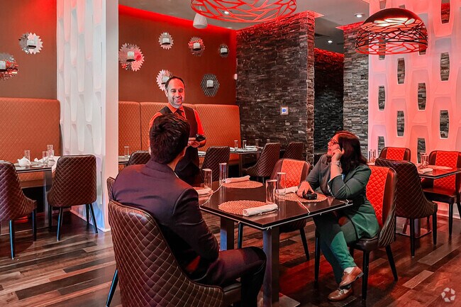 Samudhra Premium Restaurant & Lounge offers an upscale dining experience in Kendall Park.