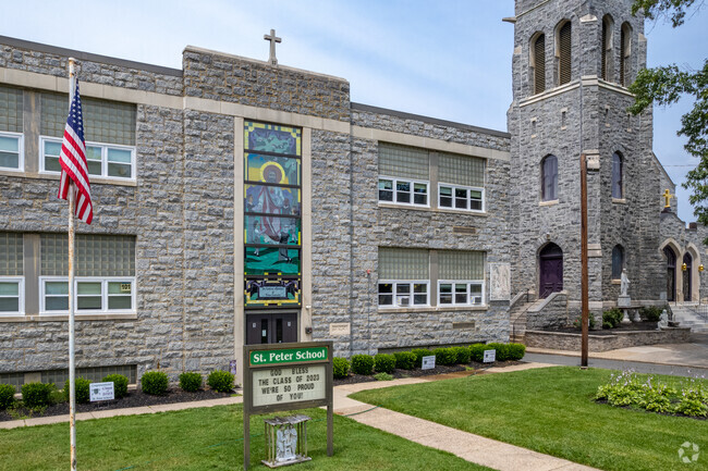 Students can attend St. Peter Elementary School in Merchantville, NJ.