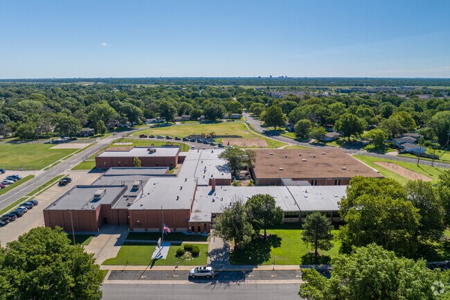 Here is an aerial view of Kensler Elementary School.