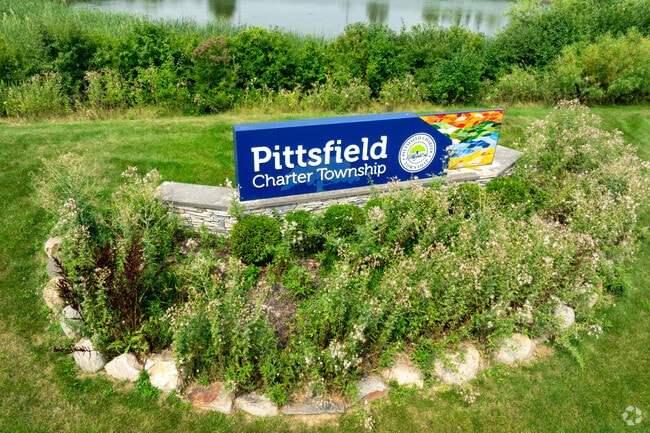The Pittsfield Charter Township sign welcomes residents new and old.