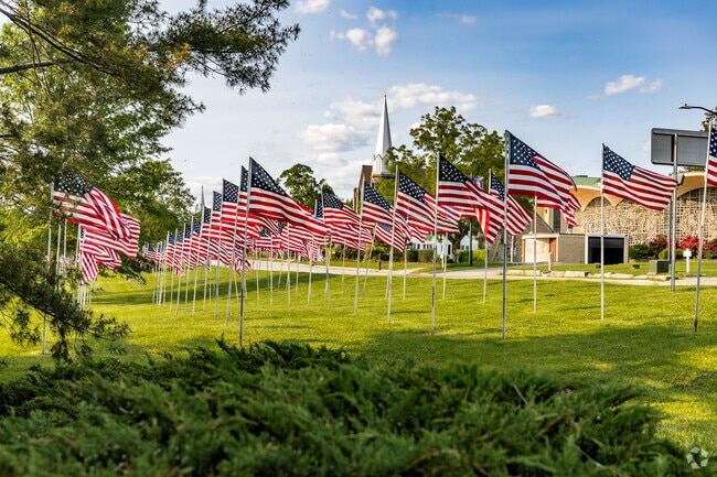 Carmel’s town green is where the community gathers, whether for a quiet walk or local events.